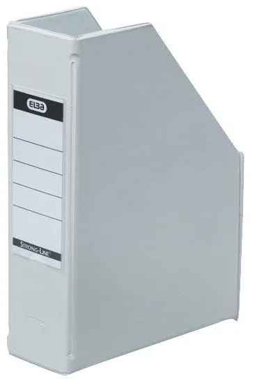 Elba tidskriftssamlare i A5 med 60 mm ryggbredd i vitt